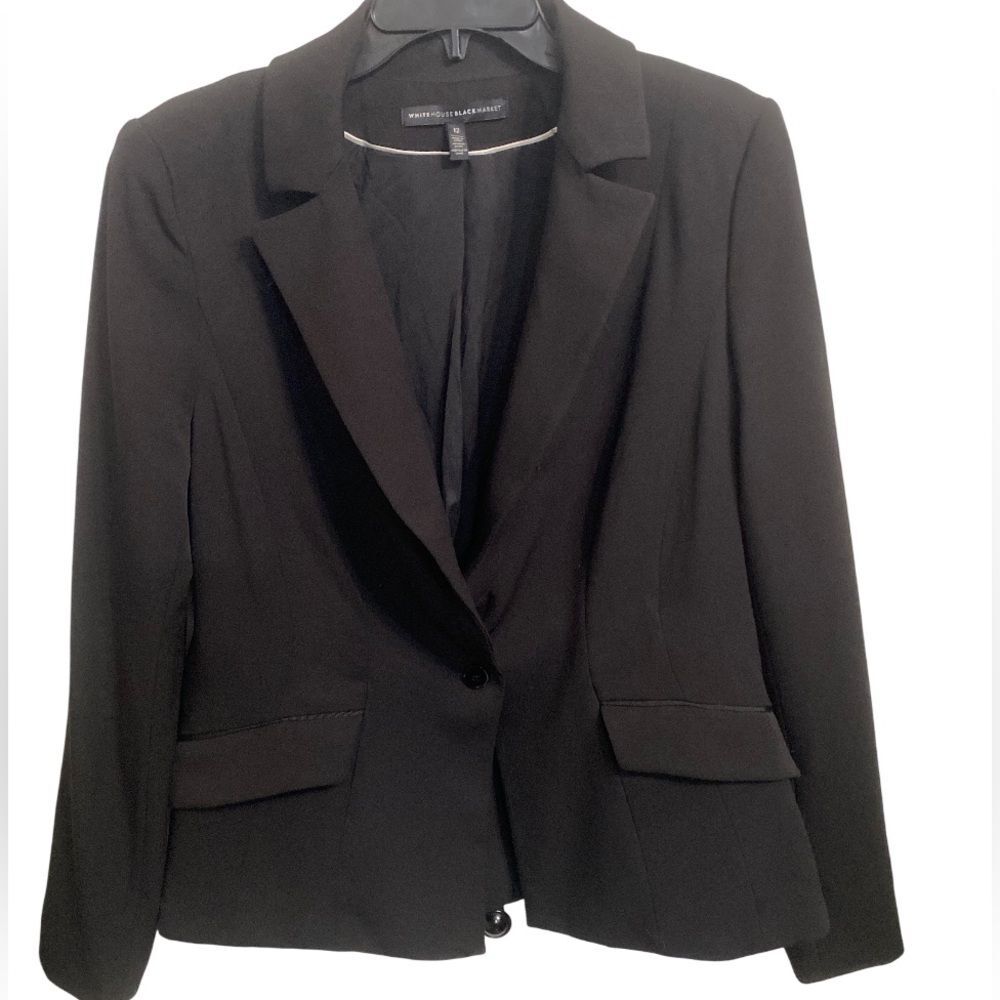 White House Black Market Classic Black Blazer